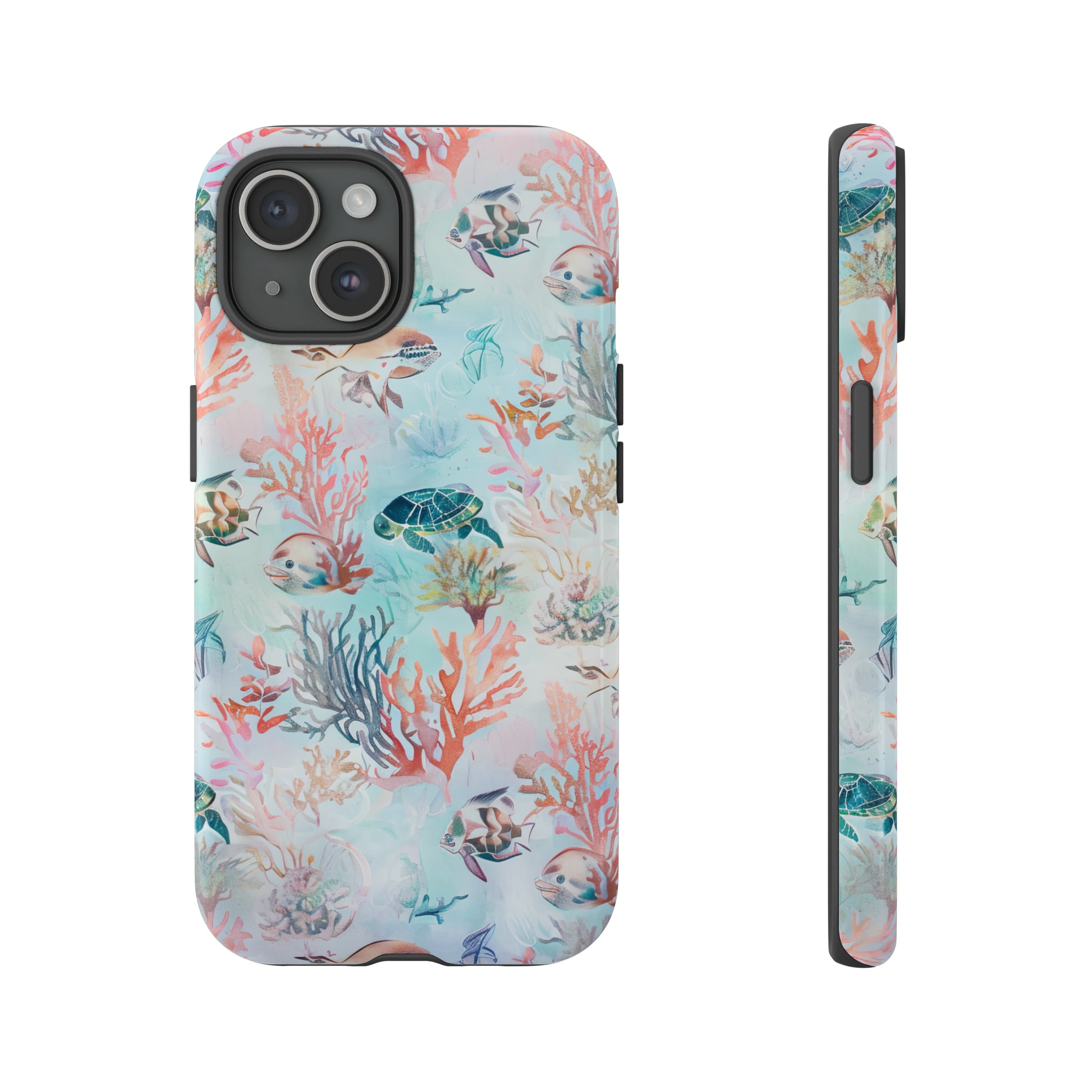 Pastel Underwater Serenade - Protective Phone Case