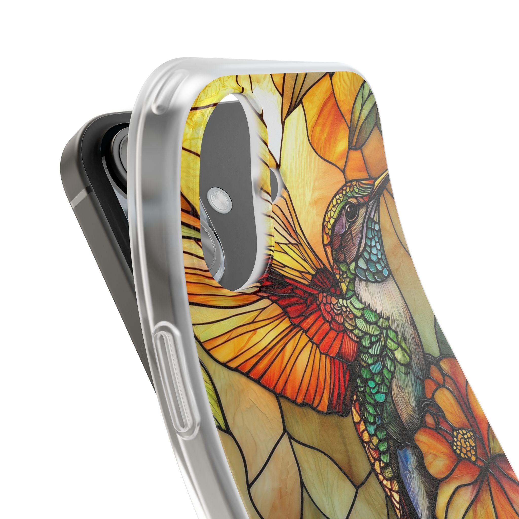 Hummingbird Radiance iPhone 16 Case - Soft