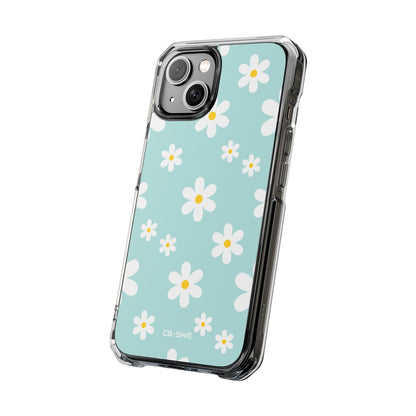 Daisies On Blue iPhone Case - Impact