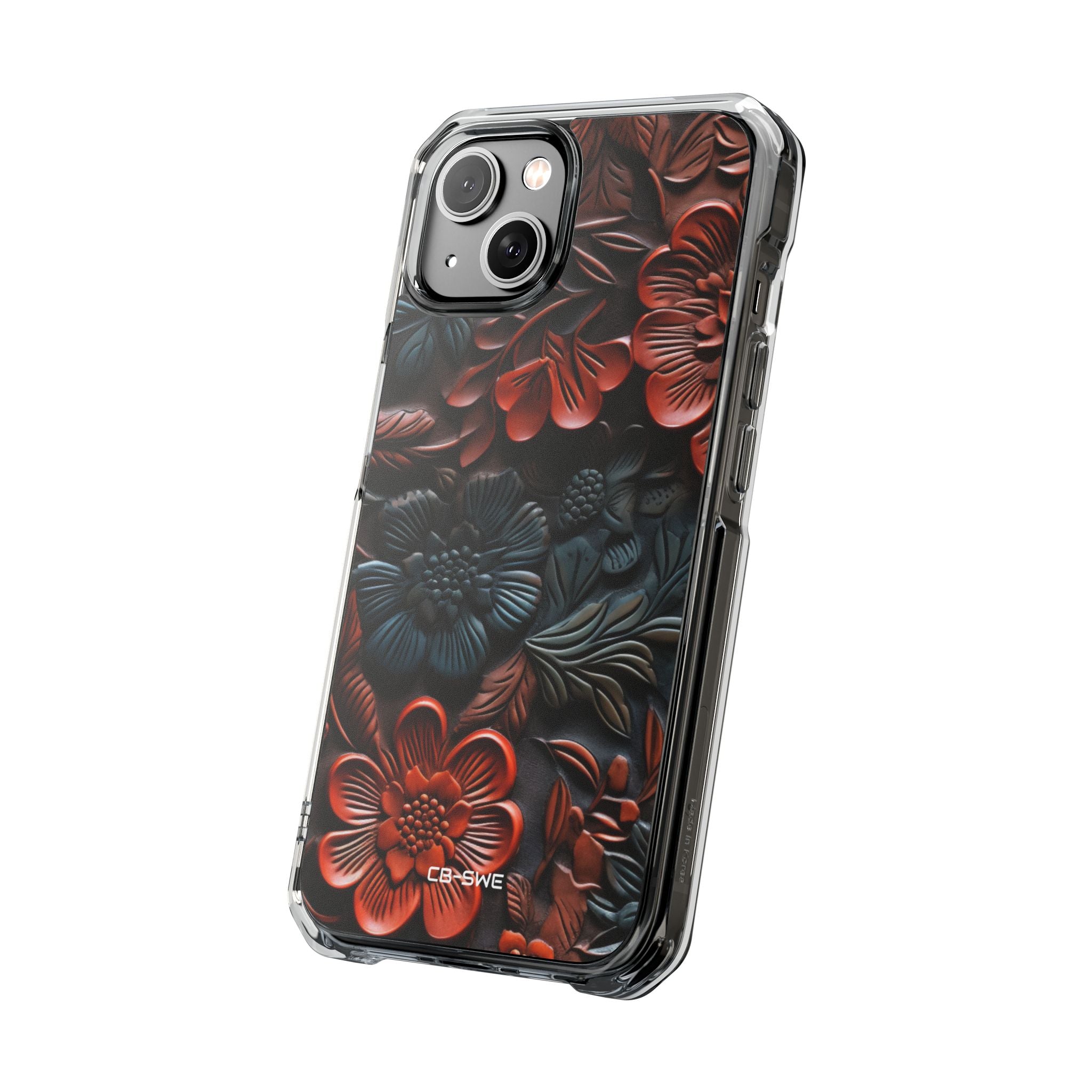 Sculpted Floral Elegance iPhone Case - Impact
