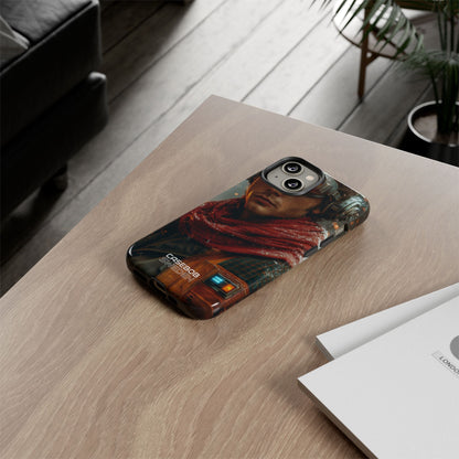 Futuristic Steampunk Explorer iPhone 14 - Tough