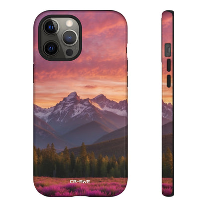 Mountain Peaks Glow - iPhone Case