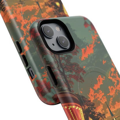 Mid-Century Nostalgia Streetscape iPhone 14 | Tough+ Phone Case