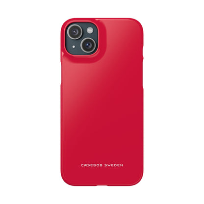 Crimson iPhone 15 - Slim Phone Case