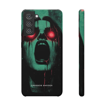 Haunting Glow of Gothic Eyes Samsung S21 - Slim Phone Case