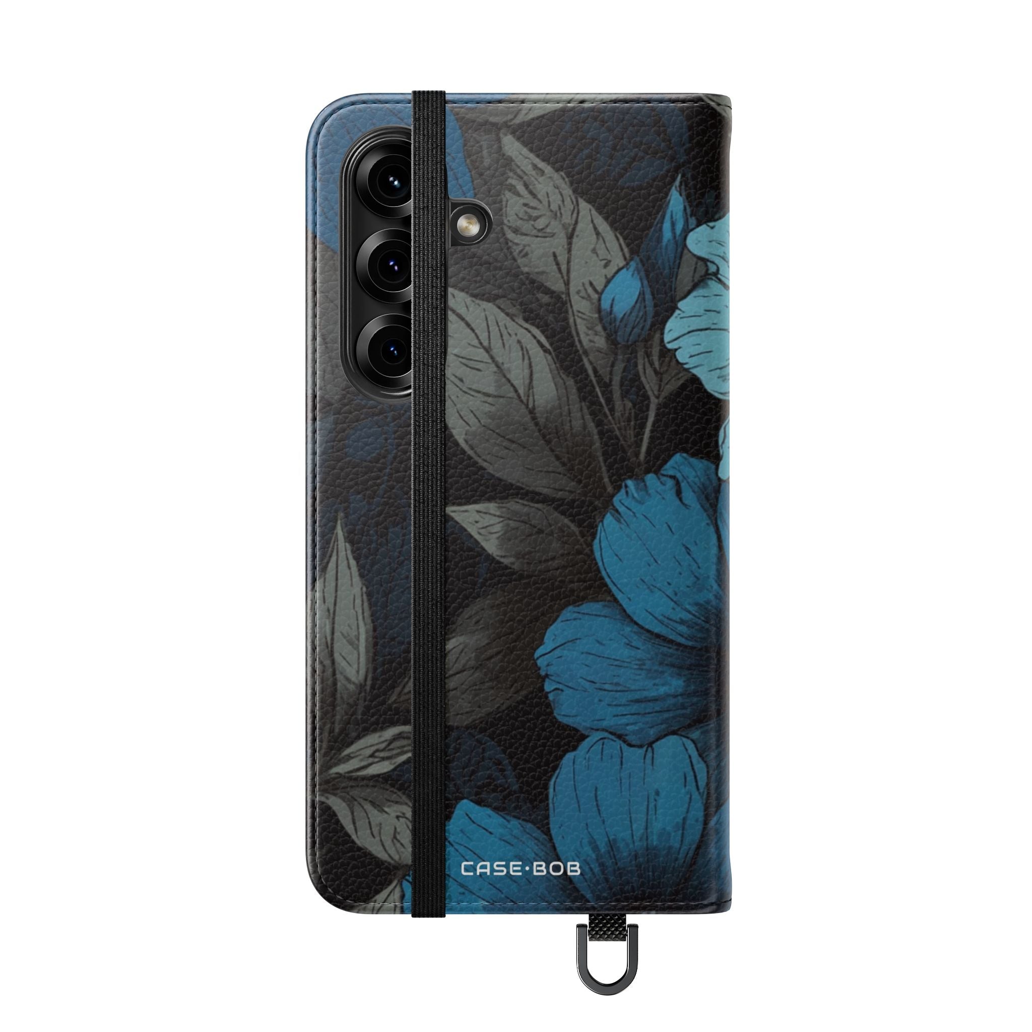 Blue Petal Bloom - Samsung S25 Case - Wallet