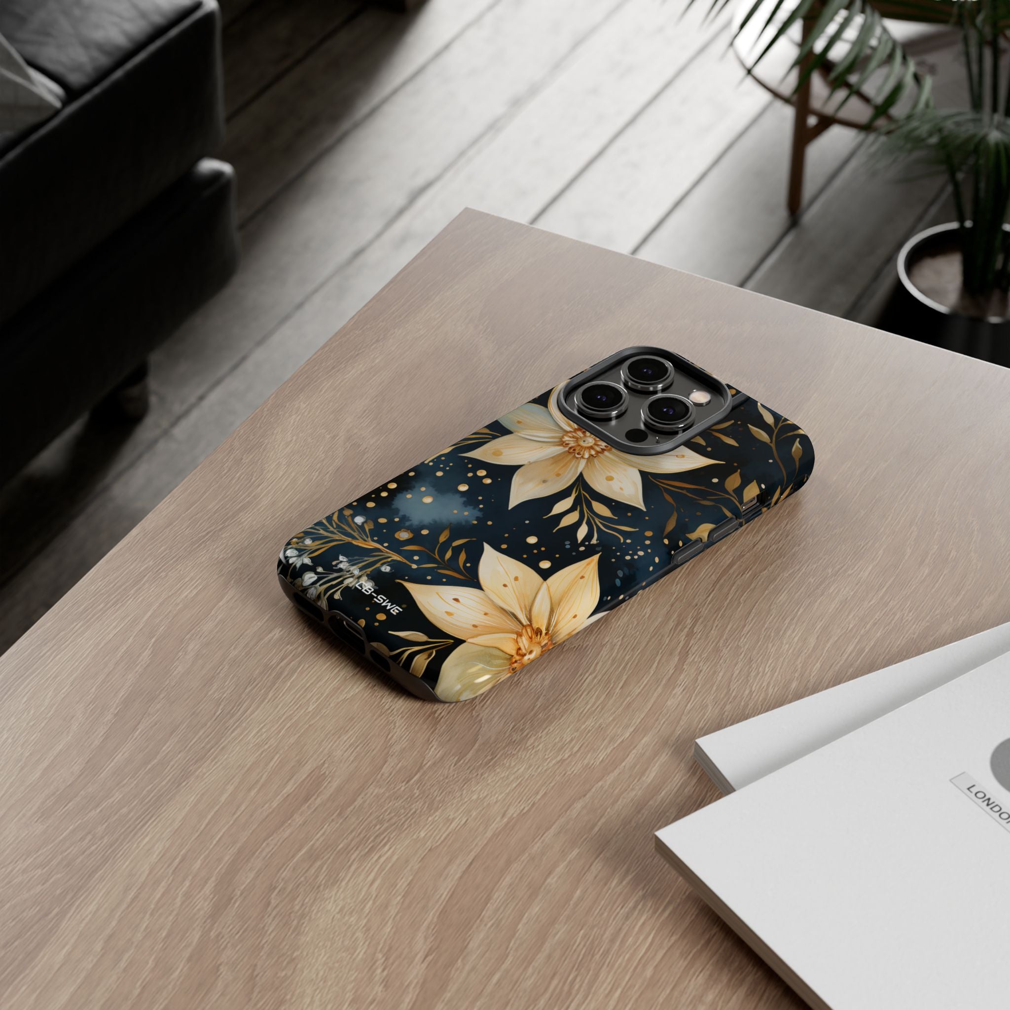 Floral Elegance Flourishes - iPhone Case