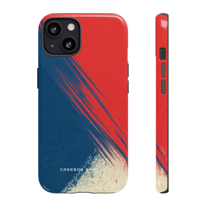 Vintage Brushstroke Harmony iPhone 13 - Tough Phone Case