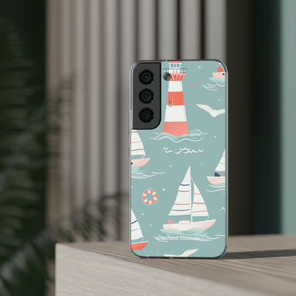 Lighthouse Nautical Charm - Flexi Samsung S22 Phone Case