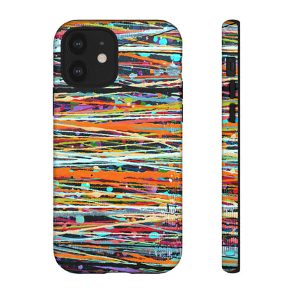 Oil painting - Stripe - Protective Phone Case