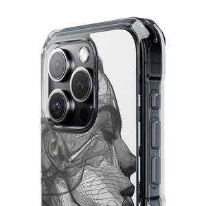 Ethereal Lines - Phone Case for iPhone (Clear Impact - Magnetic)