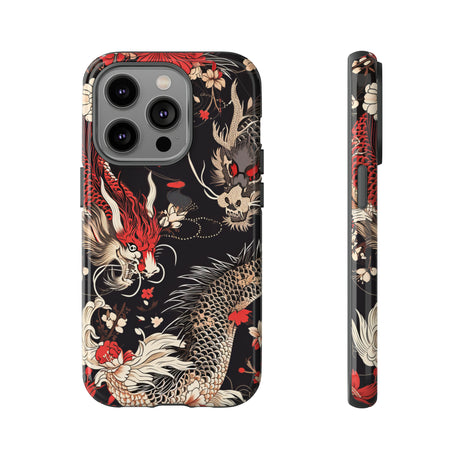 Oni Demons & Sacred Symbols - Protective Phone Case