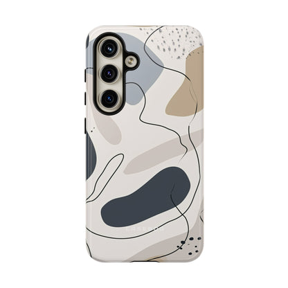 Grey Lines Simplicity - Protective Phone Case