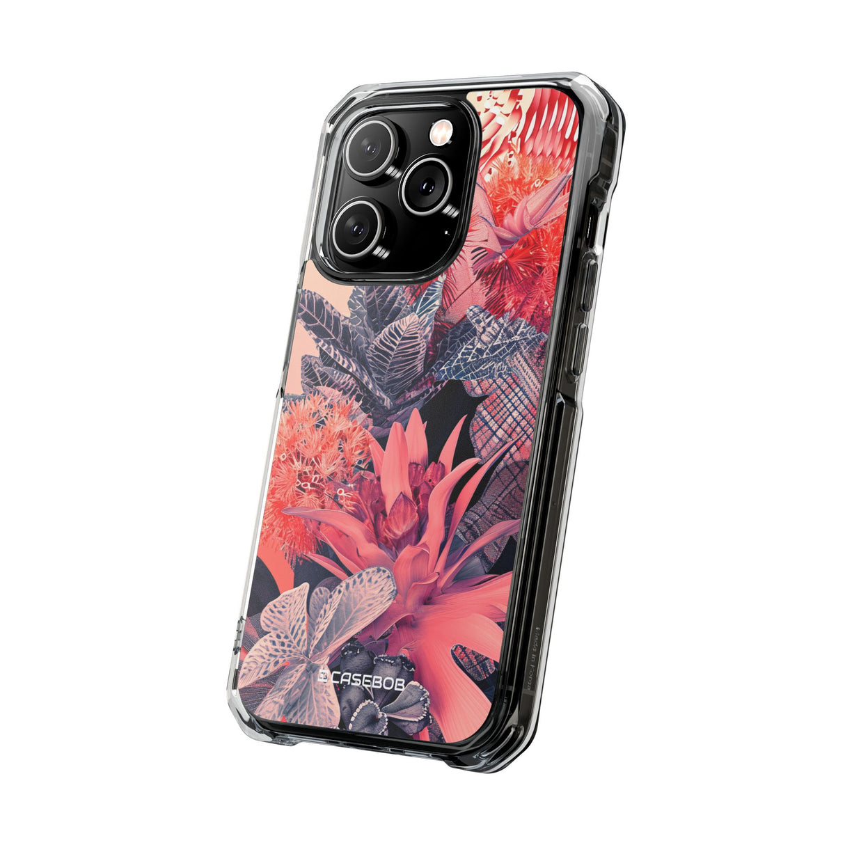 Living Coral Design | Handyhülle für iPhone (Clear Impact Case – magnetisch) 