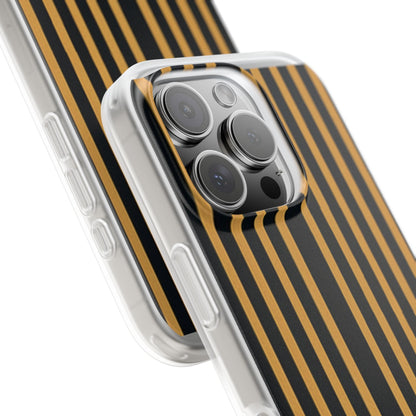 Golden Stripes iPhone 16 Pro Case - Soft