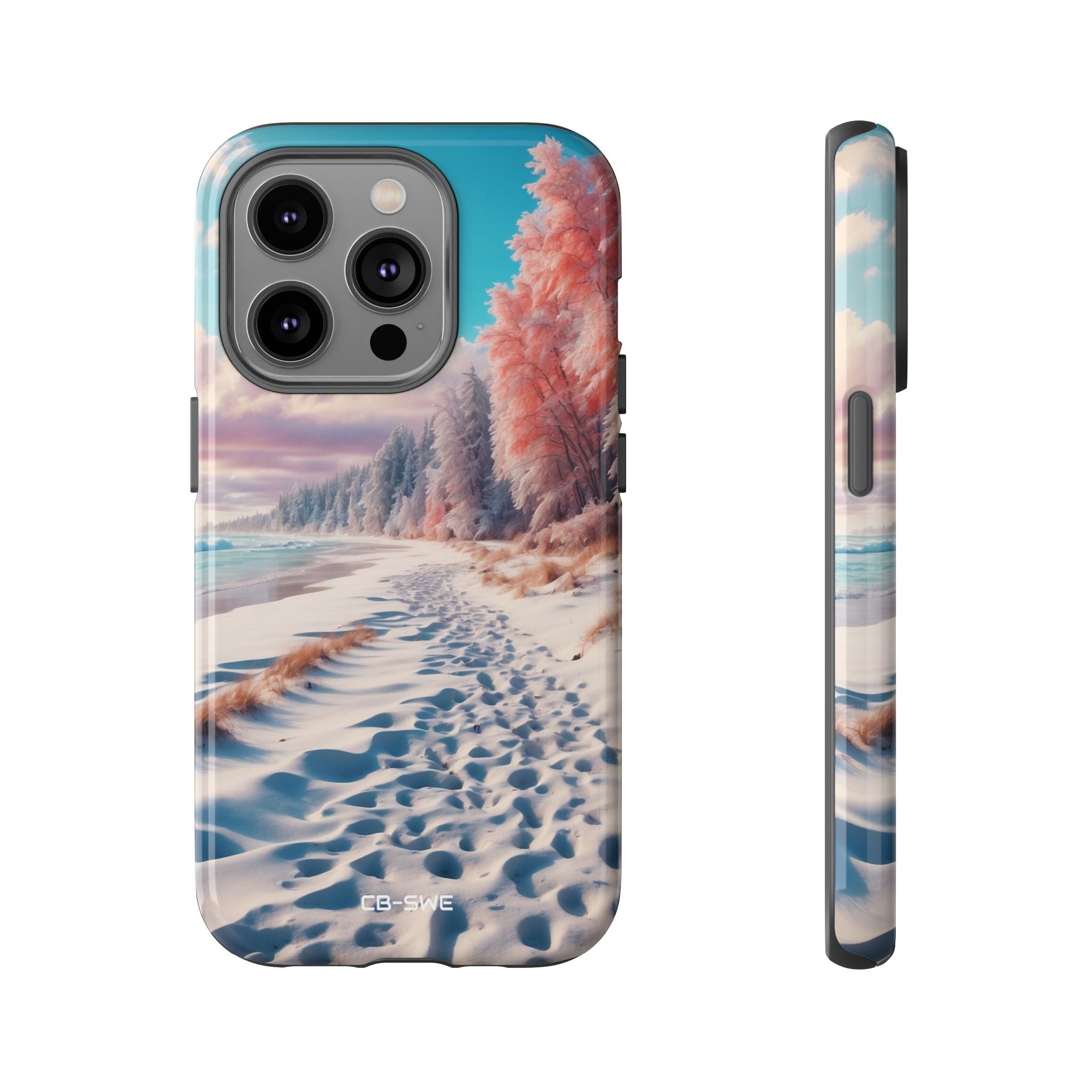 Shadows Embrace Waves - iPhone Case