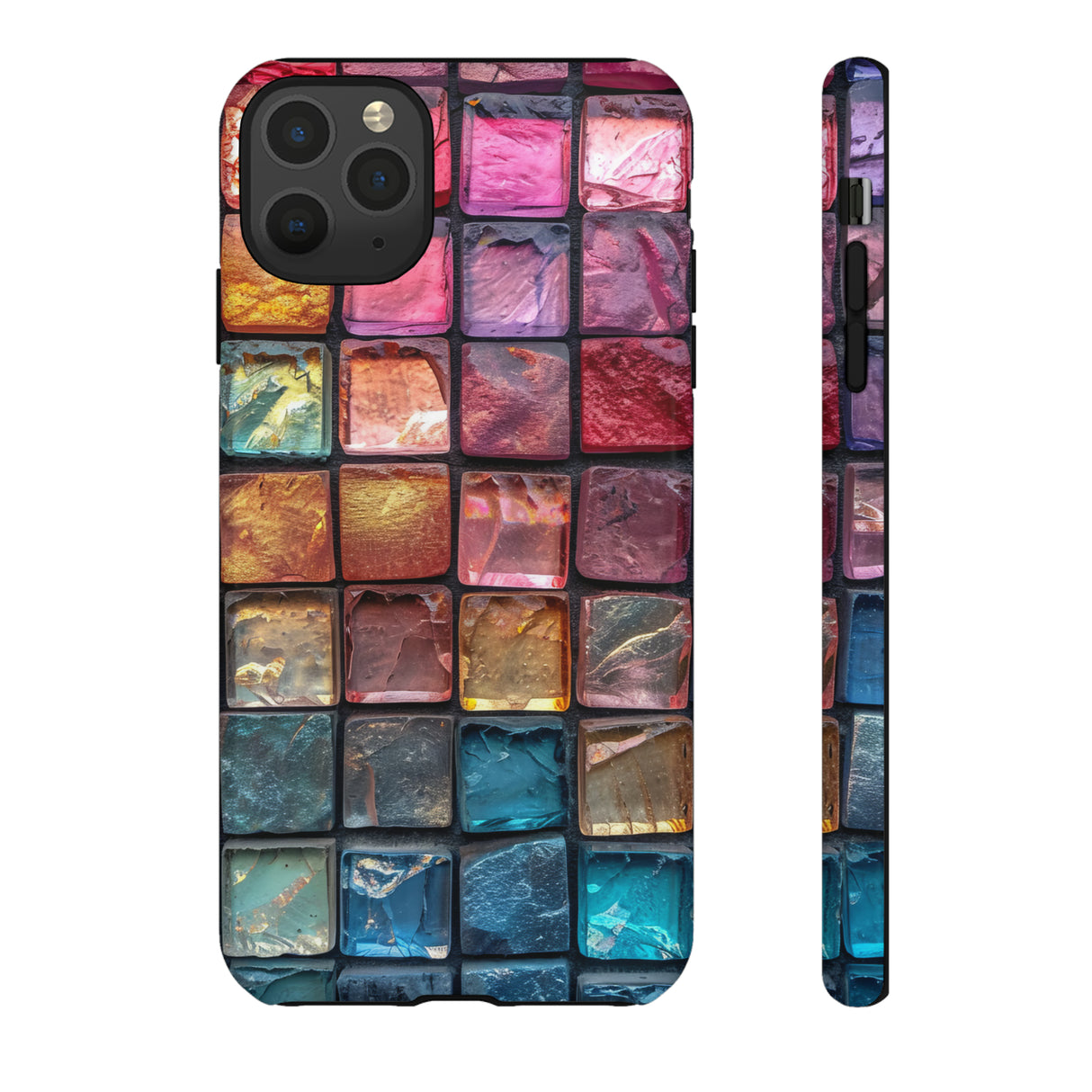 Pastell Mosaik Eleganz - Schutzhülle fürs Handy