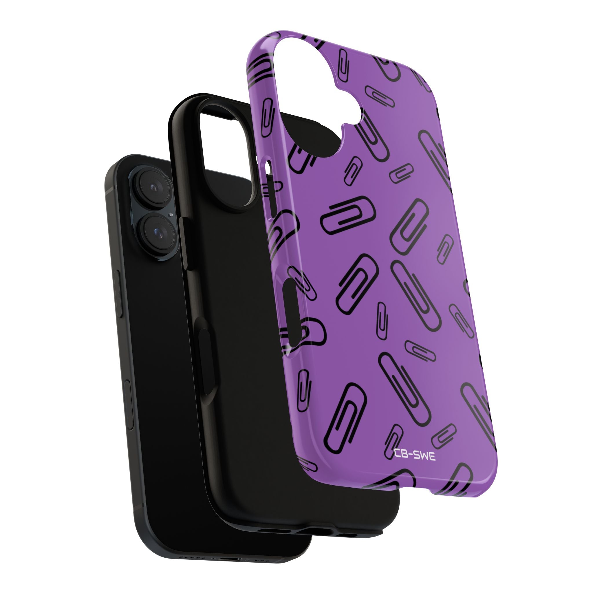 Paperclips Dance Playfully - iPhone Case