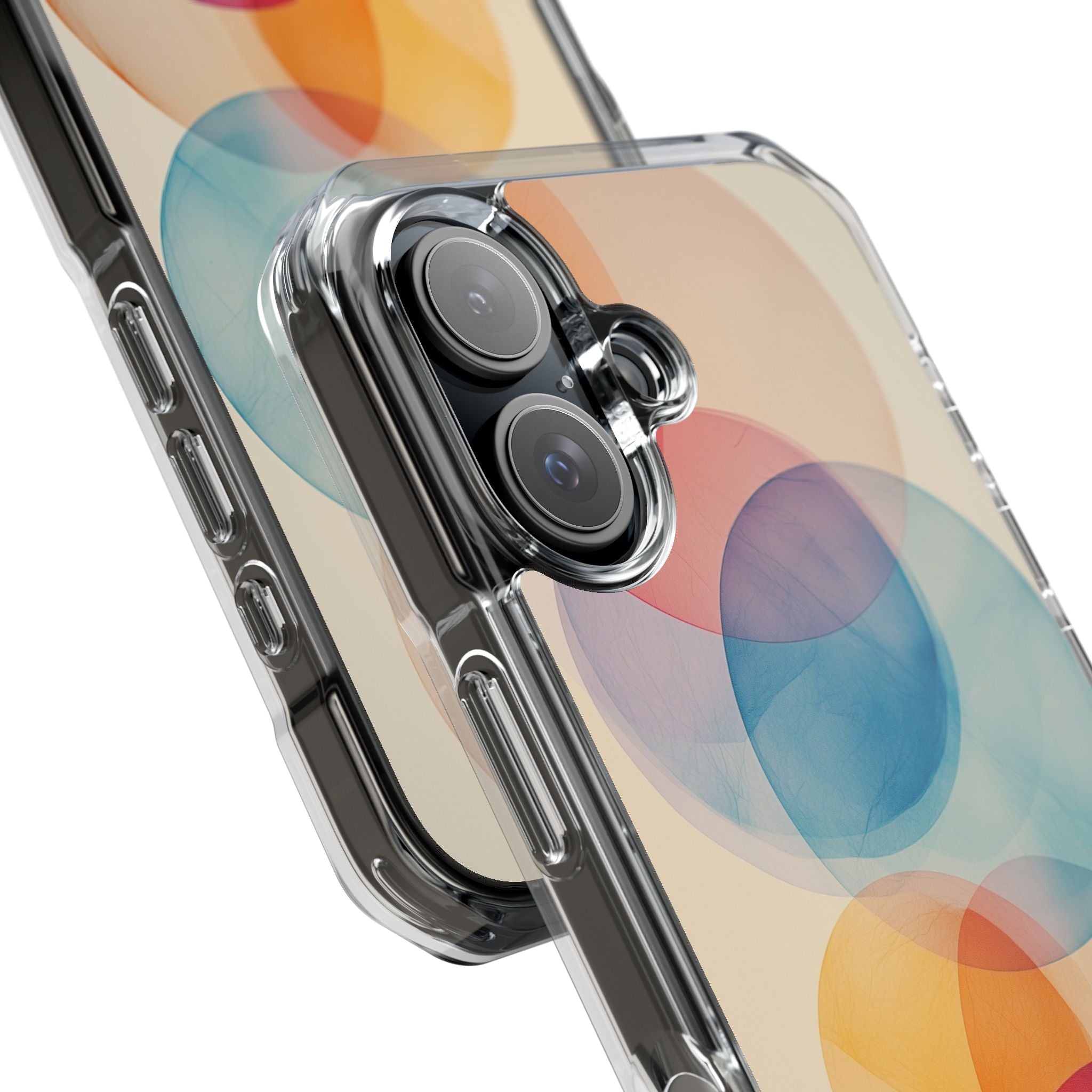 Circles Embrace Light iPhone Case - Impact