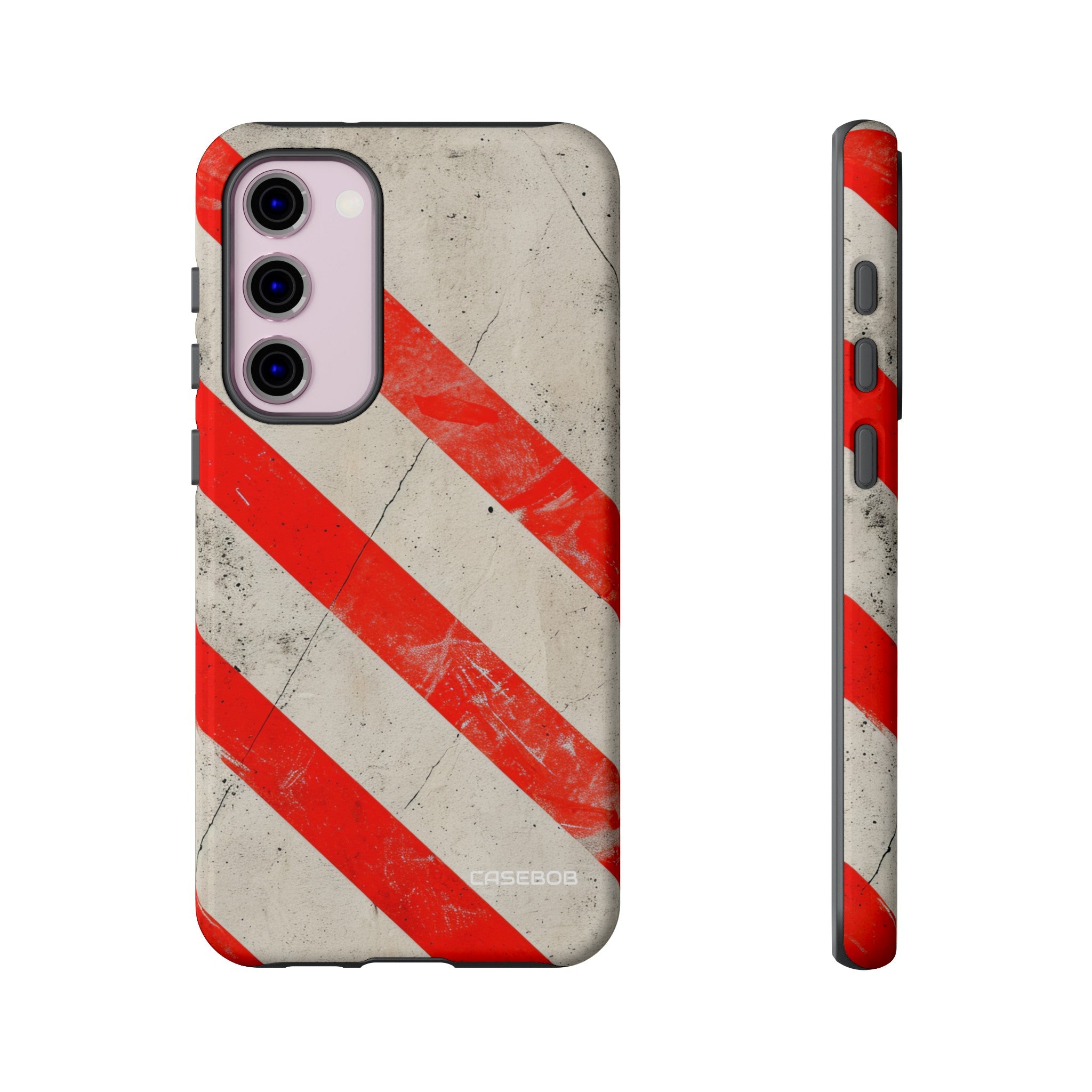 Crimson Line Minimalism - Protective Phone Case