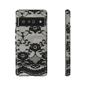 Lilrunge Gothic Flower - Protective Phone Case