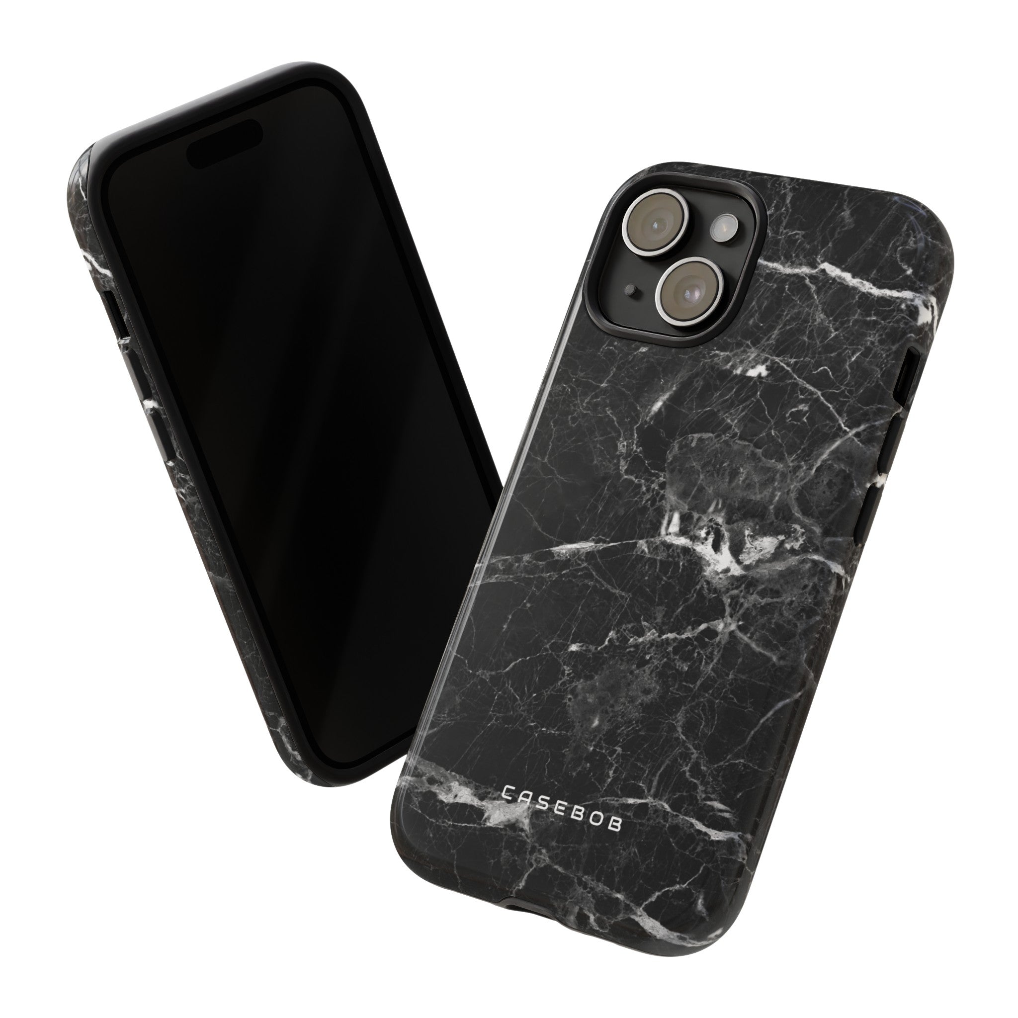 Black Marble - Protective Phone Case