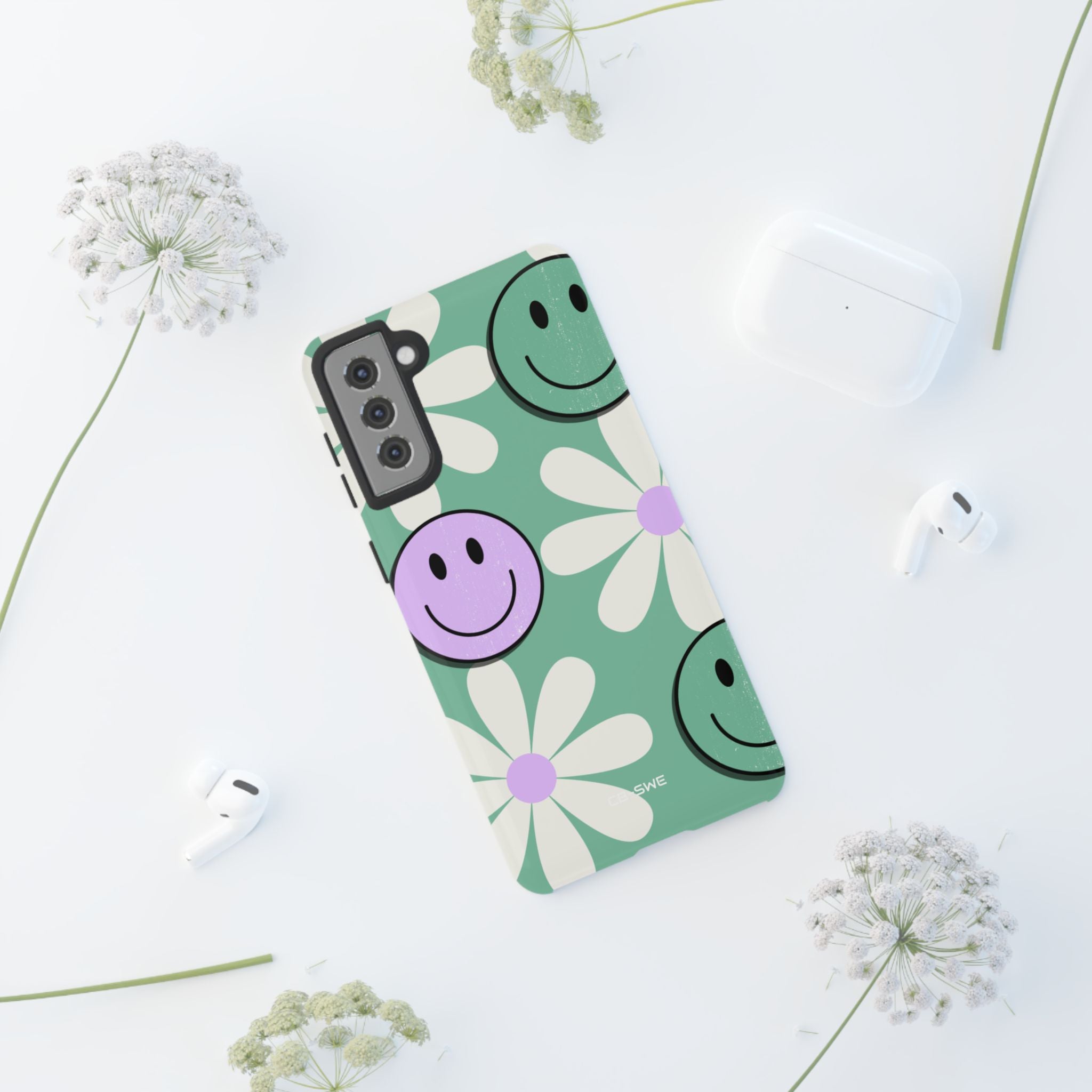 Playful Retro Blooms - Samsung Case