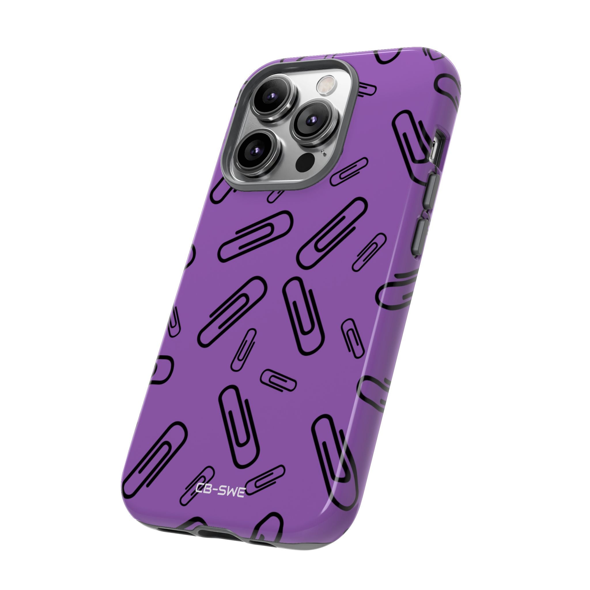 Paperclips Dance Playfully - iPhone Case
