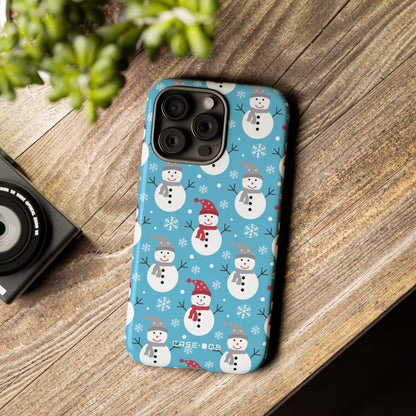 Snowman Parade iPhone 15 Pro Max Case - Tough