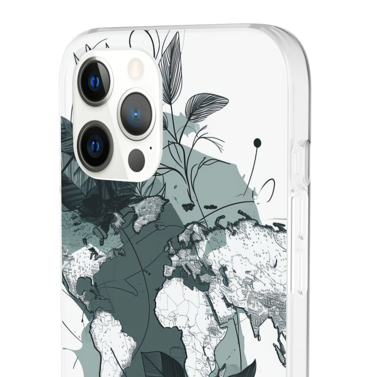 Botanical Cartography | Flexible Phone Case for iPhone