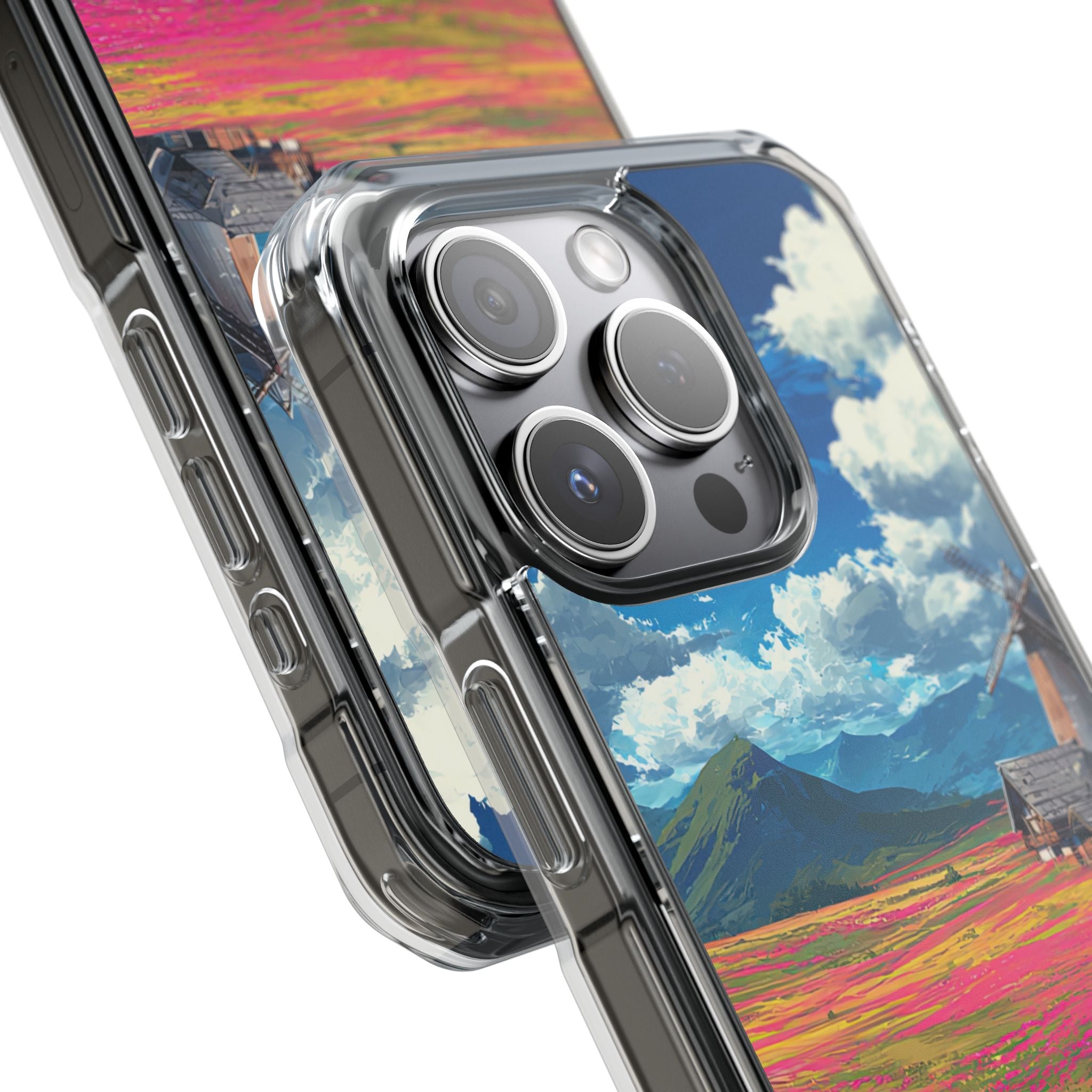 Impressionistic Summer Windmill iPhone Case - Impact