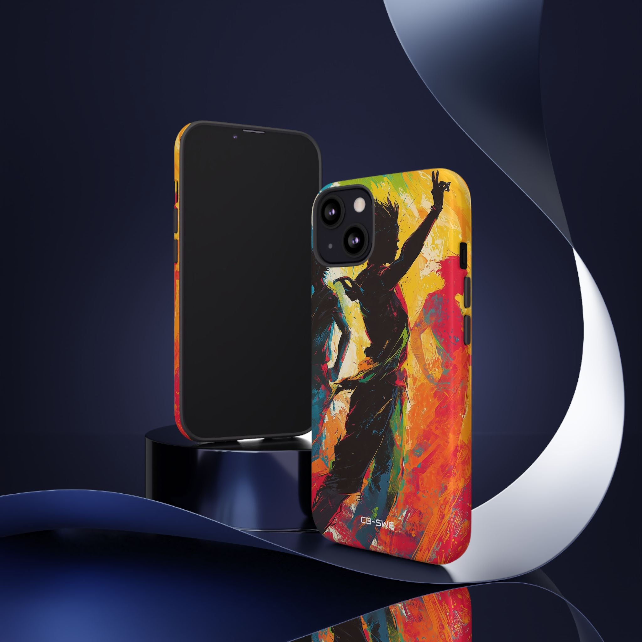 Figures Dance Wildly - iPhone Case