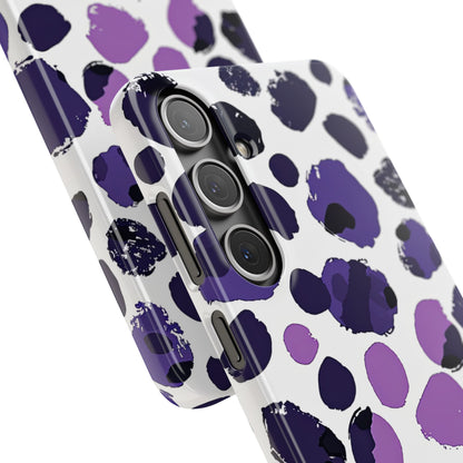 Purple Inkblots Samsung S24 - Slim Phone Case