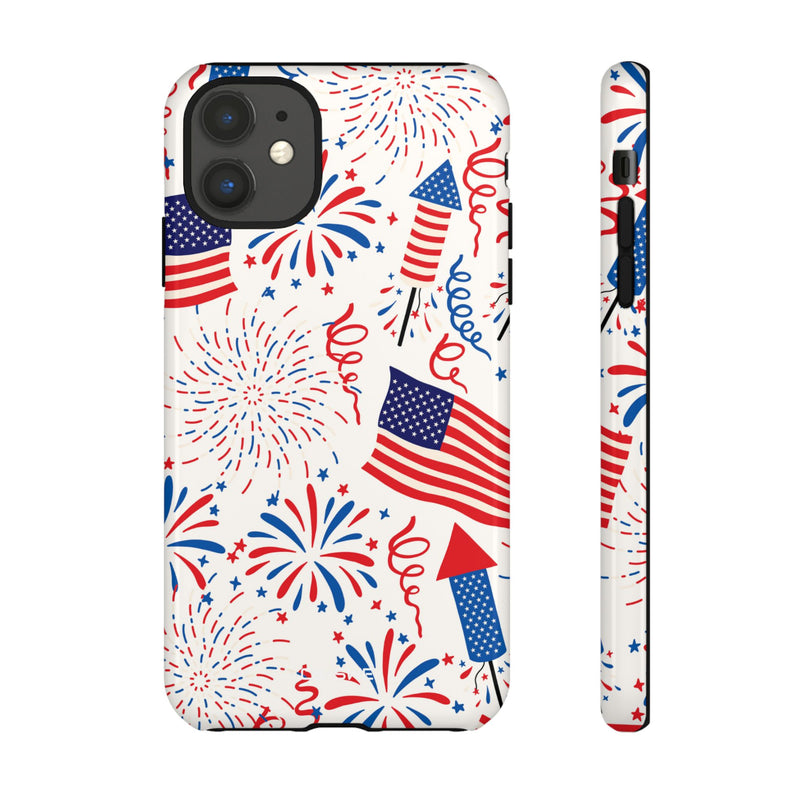 Fireworks Burst Bright - iPhone Case