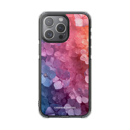 Floral Chill Blooms - Clear Impact iPhone 15 Phone Case