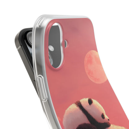 Panda Moonbeam iPhone 16 Plus Case - Soft