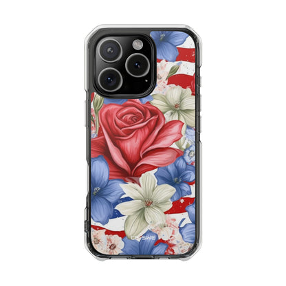Roses Embrace Stripes iPhone Case - Impact