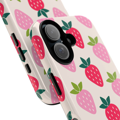Vibrant Strawberry Rhythm - iPhone Case