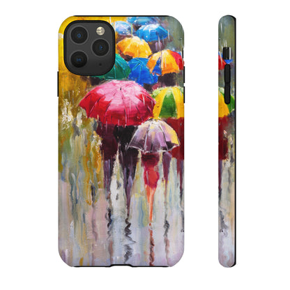 Oil Painting - Rainy Day - Protective Phone Case