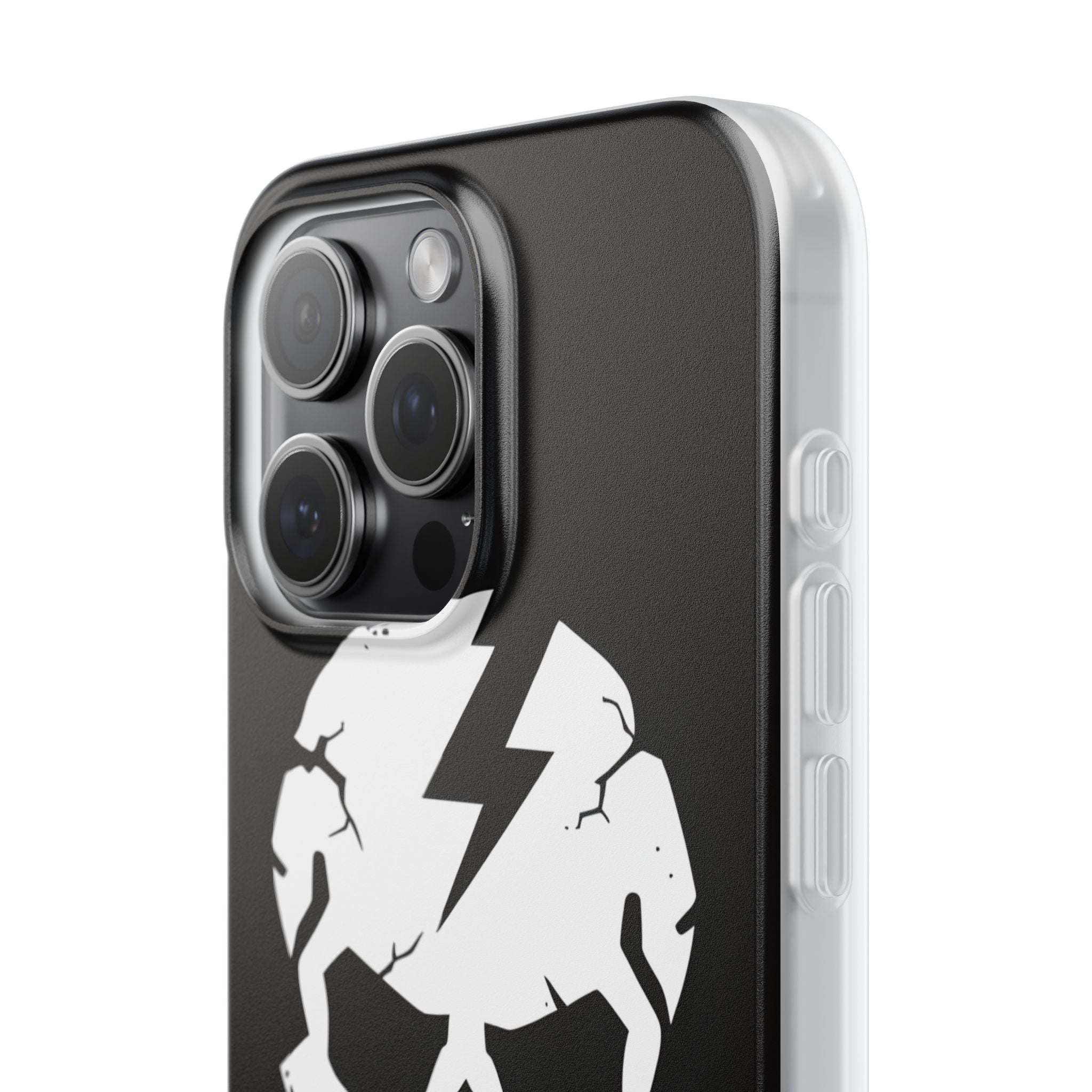 Lightning Skull iPhone 15 Pro Max Case - Soft