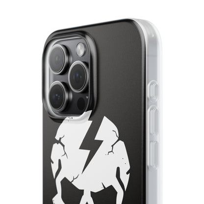Lightning Skull iPhone 15 Pro Max Case - Soft