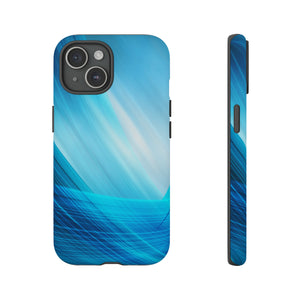 Abstract Blue - Protective Phone Case