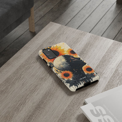 Sunflower Embraces Moon - Samsung Case
