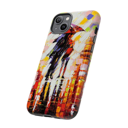 Oil Panting - Enamoured under Umbrella - Protective Phone Case