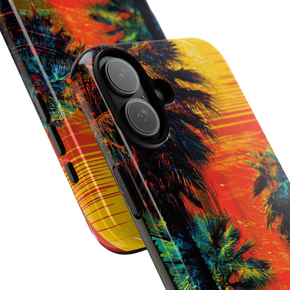 Golden Palms iPhone 16 Plus Case - Tough