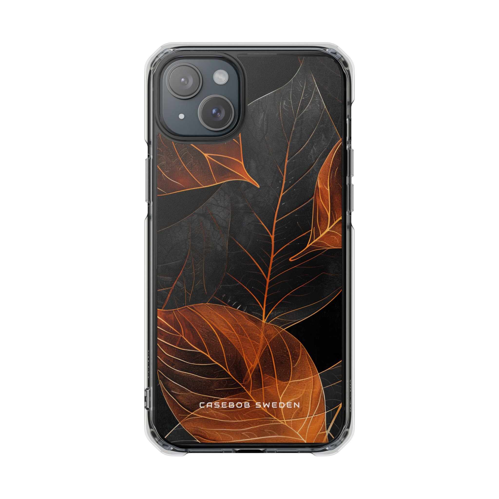 Autumn Leaf Elegance iPhone 15 - Clear Impact Phone Case