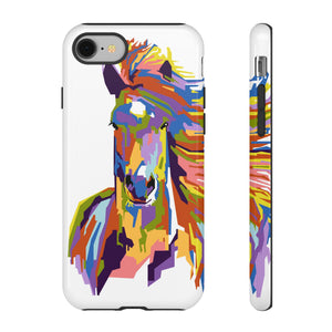 Horse Abstract Art iPhone Case (Protective) iPhone 8 Glossy Phone Case