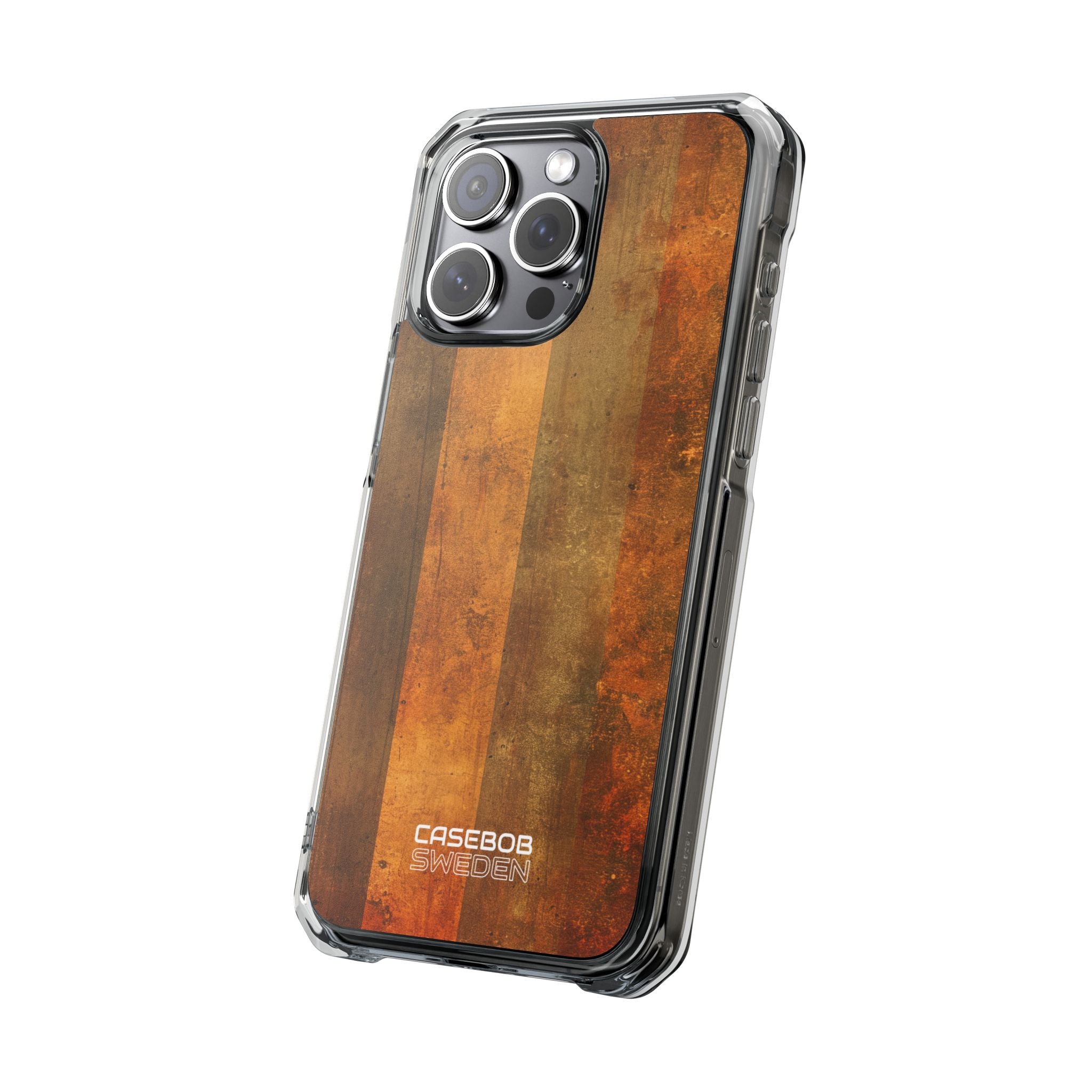Rustic Striped Texture iPhone 15 - Impact Clear+