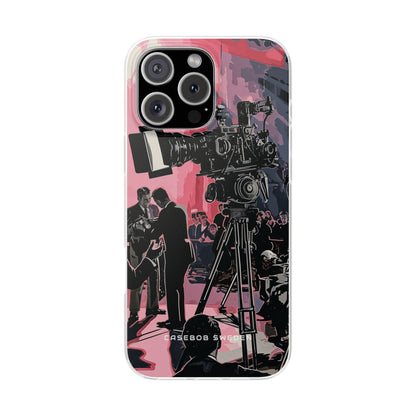 Retro Cinematic Spotlight iPhone 16 - Flexi Phone Case