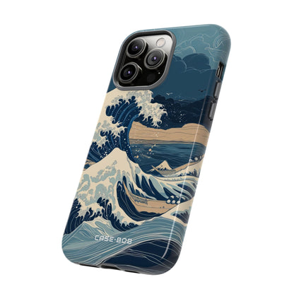 Cresting Blue Wave iPhone 14 Pro Max Case - Tough